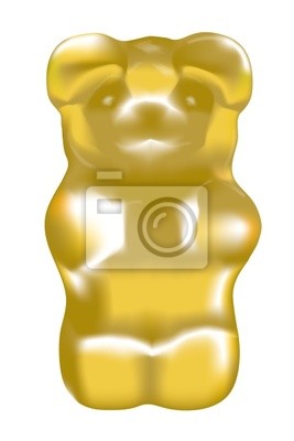 267x400 Obraz Gummy Bear Vector, Na Wymiar
