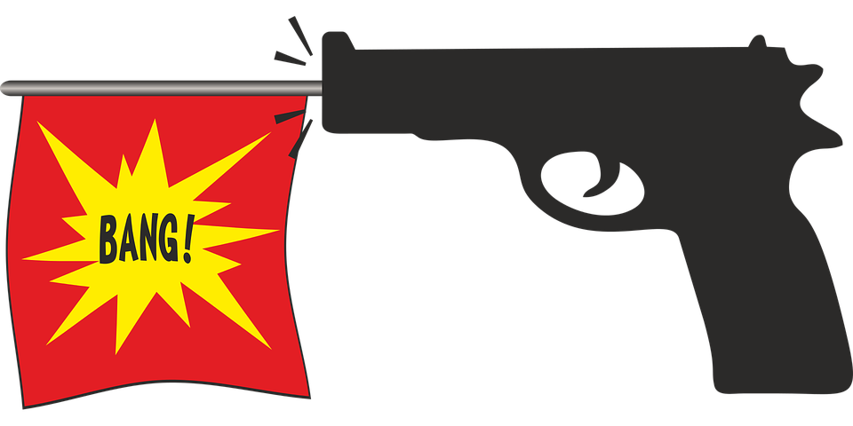 960x480 Gun Shot Clipart Shooting Gun