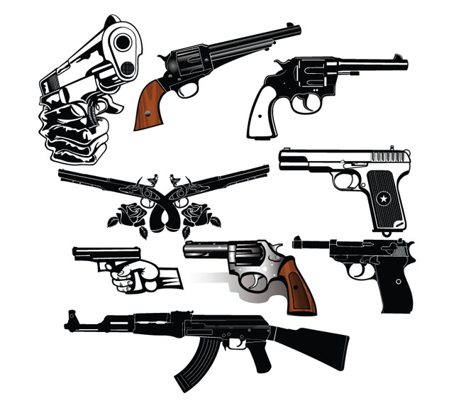 650x568 Gun Vector 2 An Images Hub