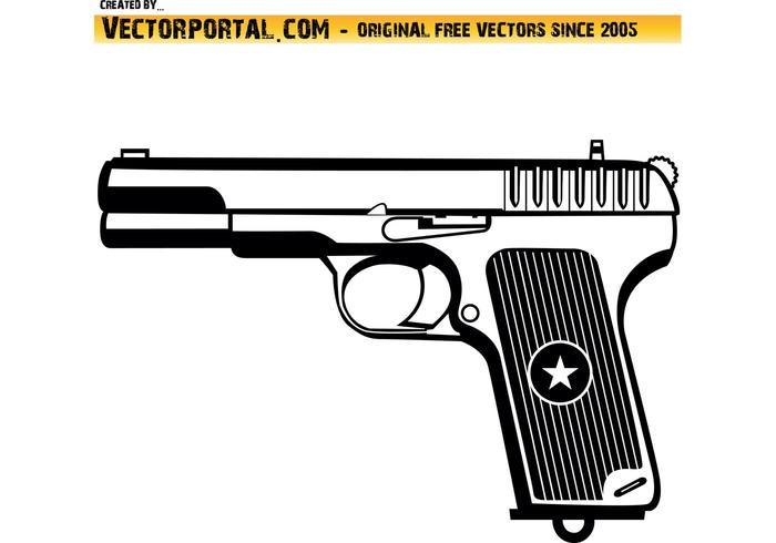 700x490 Gun Vector Image