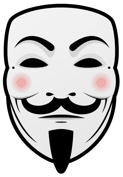 400x576 You Are Anonymous Guy Fawkes Mask (.psd)