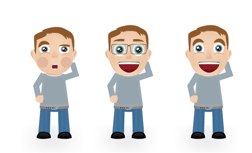 842x512 Vector Guy Stock By Arma Fr