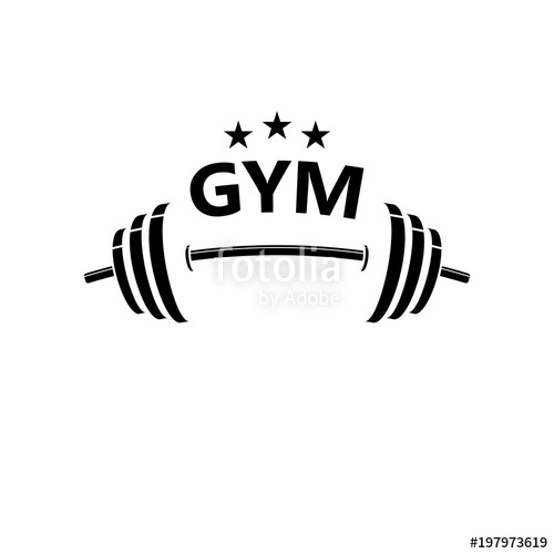 500x500 Gym Logo Vector Stock Image And Royalty Free Vector Files On