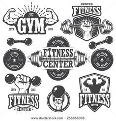 236x246 Gym Logo Vector