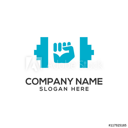 500x500 Fitness And Gym Logo Vector