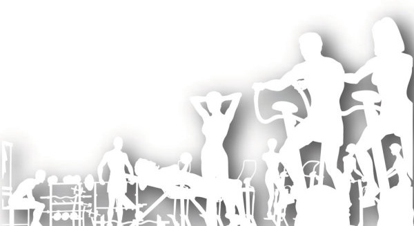 600x327 Gym Silhouette Vector Free Vector In Encapsulated Postscript Eps