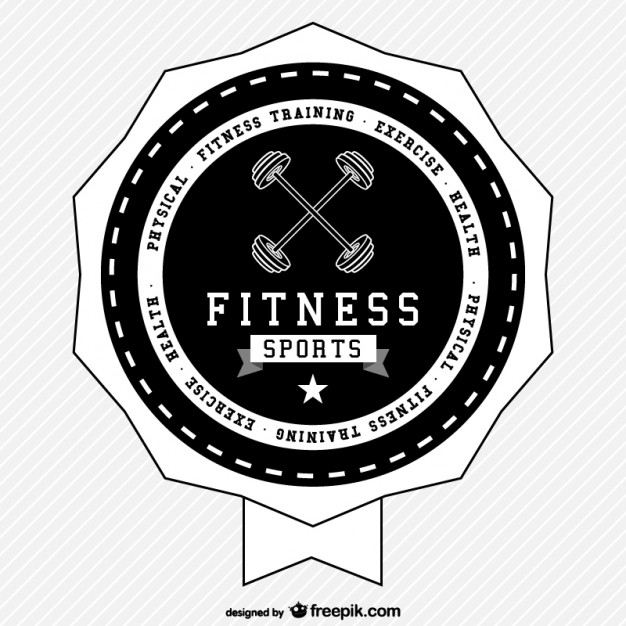 626x626 Fitness Sports Retro Logo Free Vector Free Vectors Ui Download