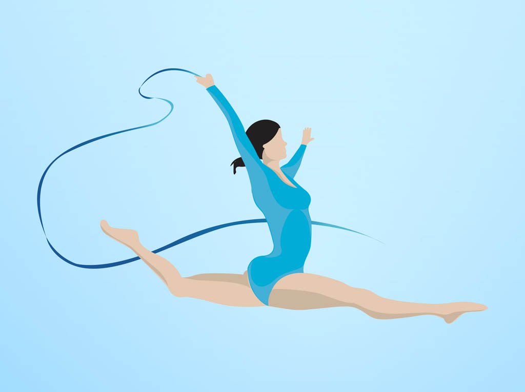 1024x765 Gymnastics Vector Vector Art Amp Graphics