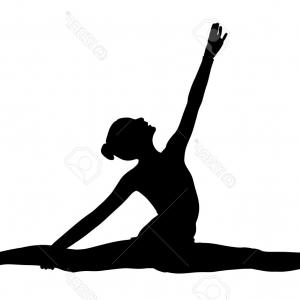 300x300 Stock Illustration Gymnast Girl Vector Illustration Shopatcloth