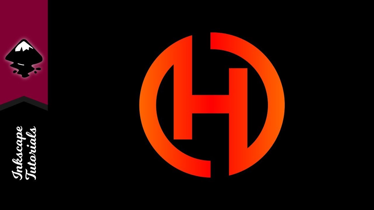 1280x720 Inkscape Tutorial Create A Vector Letter H Logo (Episode