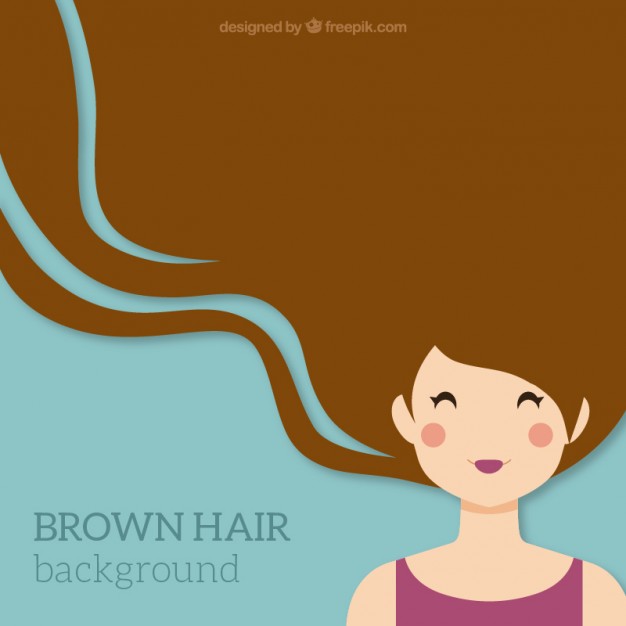 626x626 Brown Hair Background Vector Free Download
