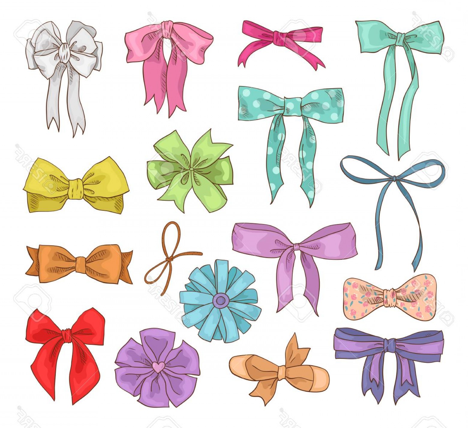 Hair Bow Vector at GetDrawings | Free download