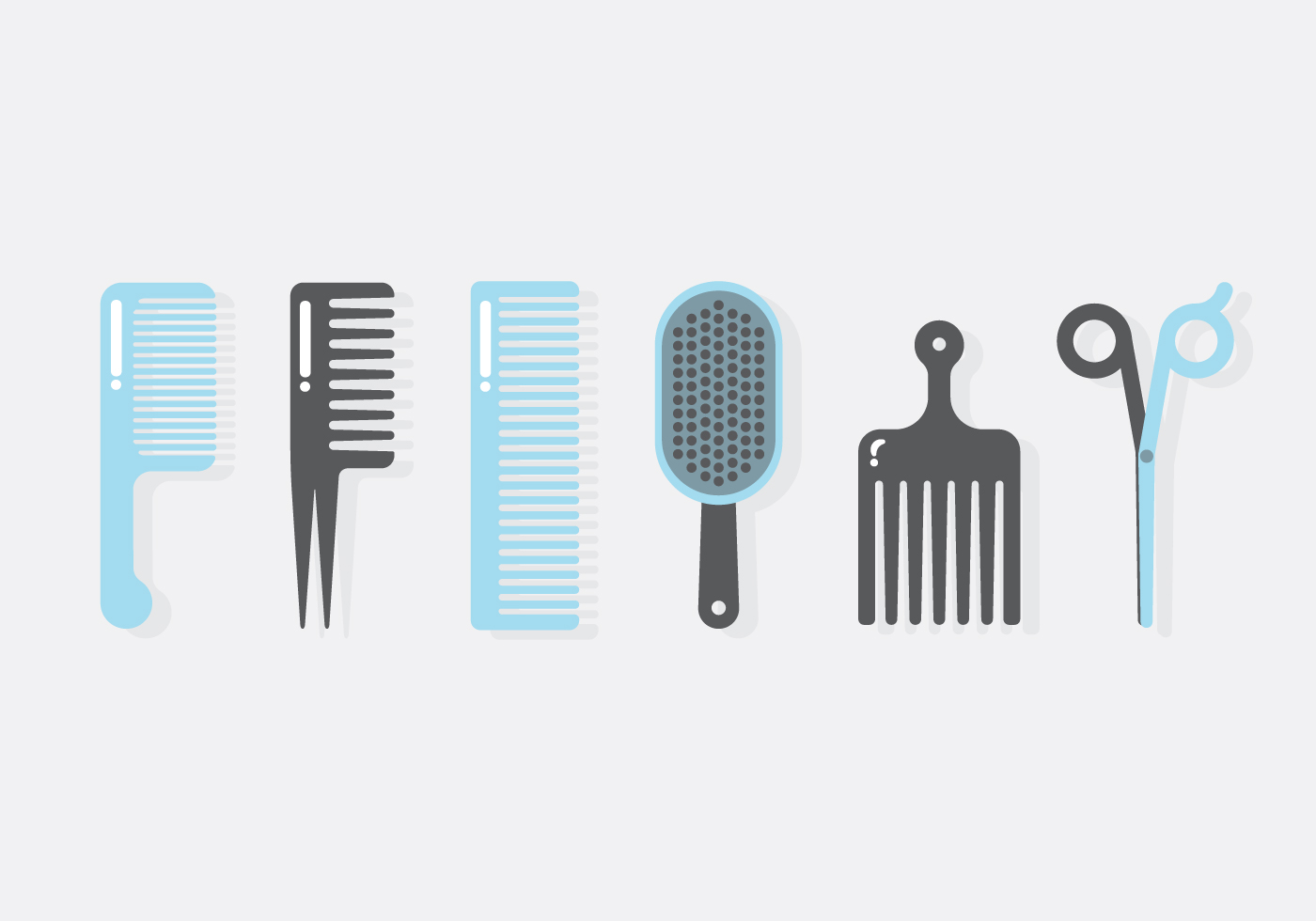 1400x980 Comb Free Vector Art