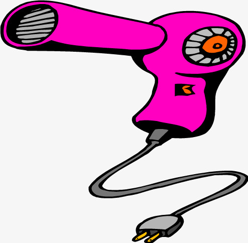 494x484 Cartoon Rose Red Hair Dryers Vector, Cartoon Vector, Rose Vector