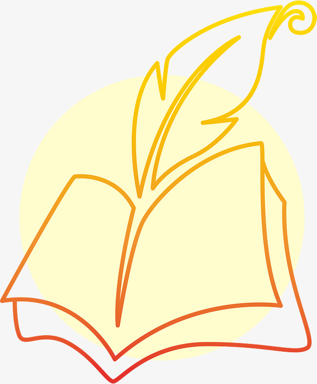 650x786 Light Yellow Book Goose Hair Logo, Feather, Logo, Cartoon Png And