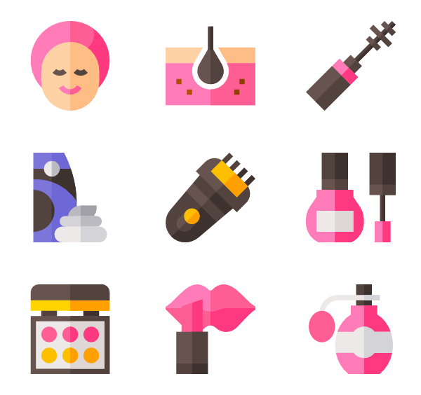 600x564 Hair Salon Icons