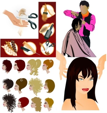 348x368 Hair Salon Free Vector Graphics Free Vector Download (584 Free