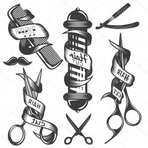 300x300 Stock Illustration Vector Set Of Hair Salon Lazttweet