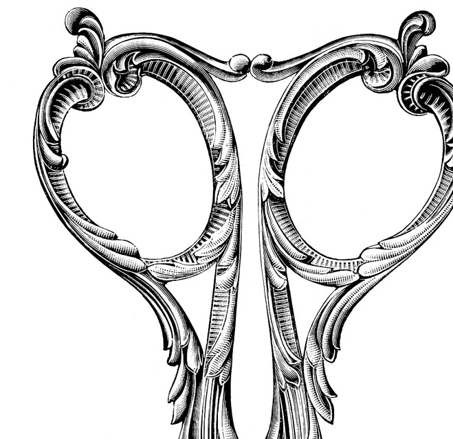 659x639 Pretty Clipart Shears