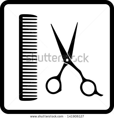 450x470 Stylist Scissors Vector