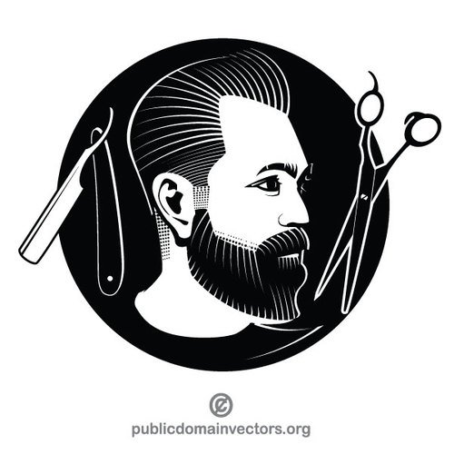 500x500 Hairstylist Vector Graphics Public Domain Vectors