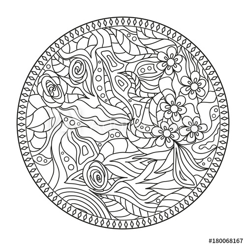 500x500 Mandala. Line Background. Hand Drawn Lines. Hair Texture