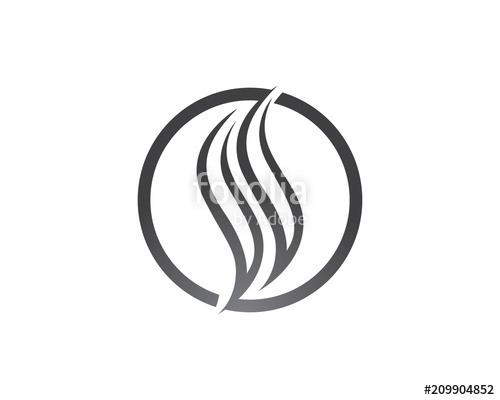 500x400 Hair Vector Icon And Logo Template Stock Image And Royalty Free