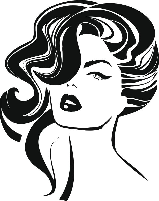 633x800 Vintage Woman Face Fashion And Hair Vector Free Vector Download