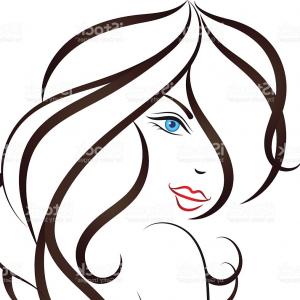 300x300 Girl With Long Hair Vector Gm Shopatcloth