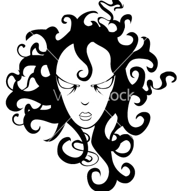 357x376 Free Cartoon Girl With Curly Hair Vector Free Vector Download