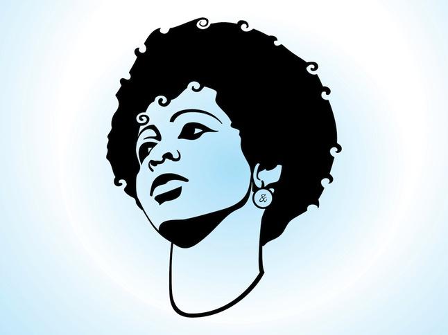 646x484 Girl With Afro Hair Vector Free Vector Download In .ai, .eps