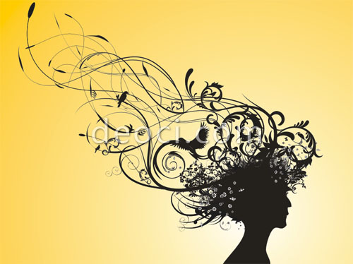 500x374 Art Hairstyle Pictures Vector Cdr,ai,eps Files For Free Download