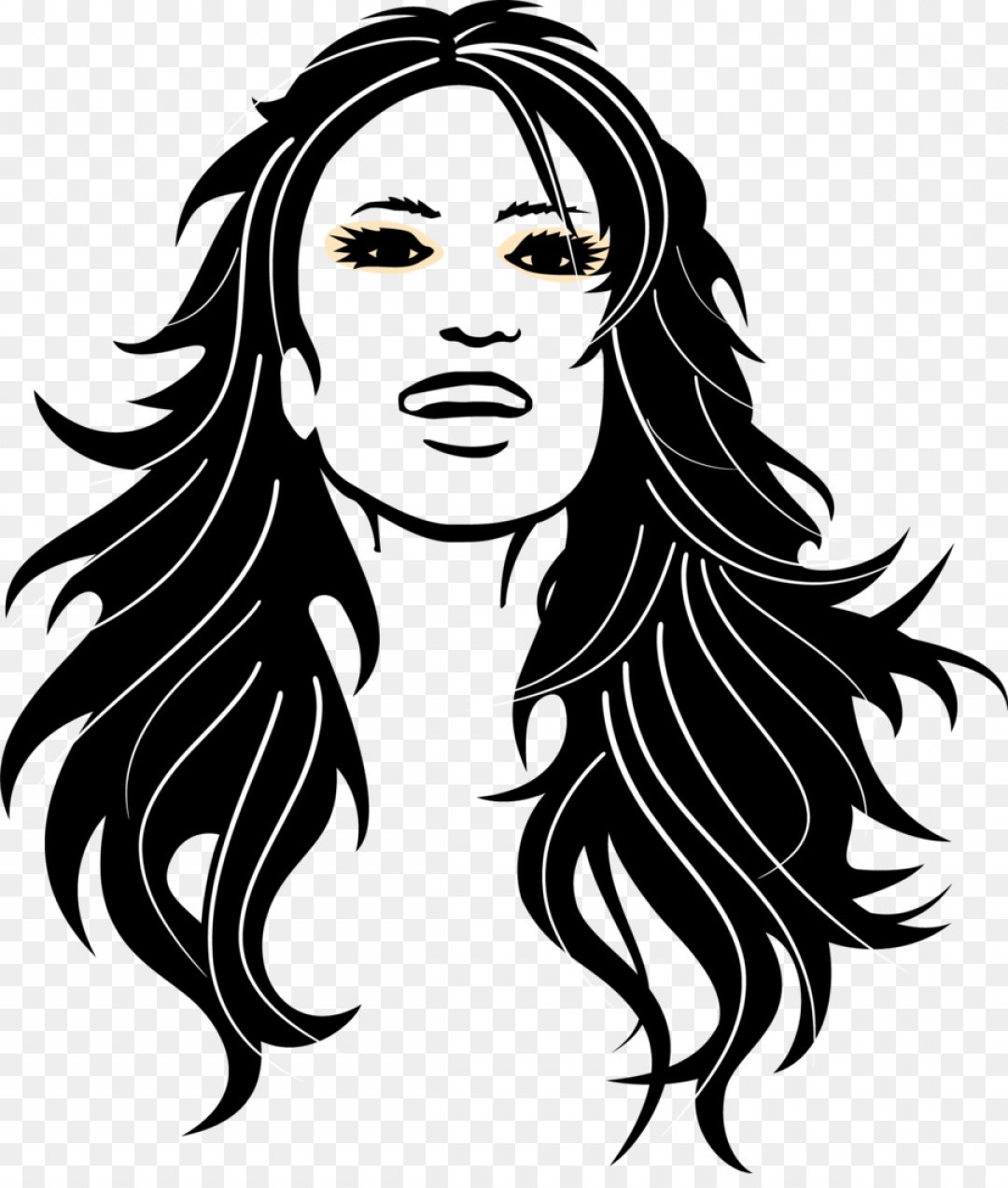 1080x1272 Png Long Hair Woman Beauty Parlour Clip Art European S Shopatcloth