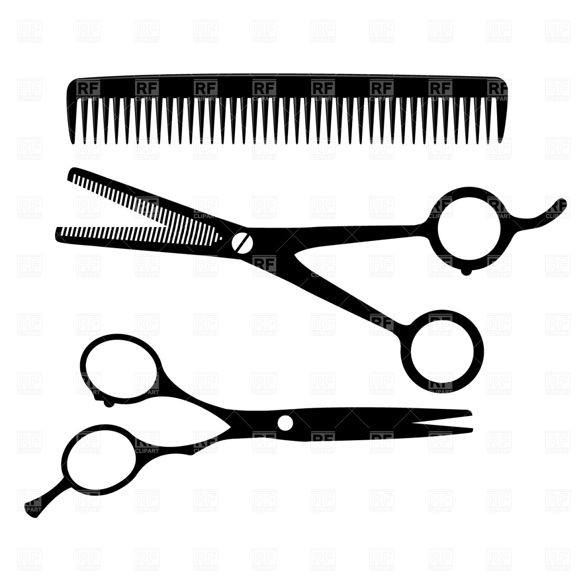1200x1200 Hairdresser Vector Clipart