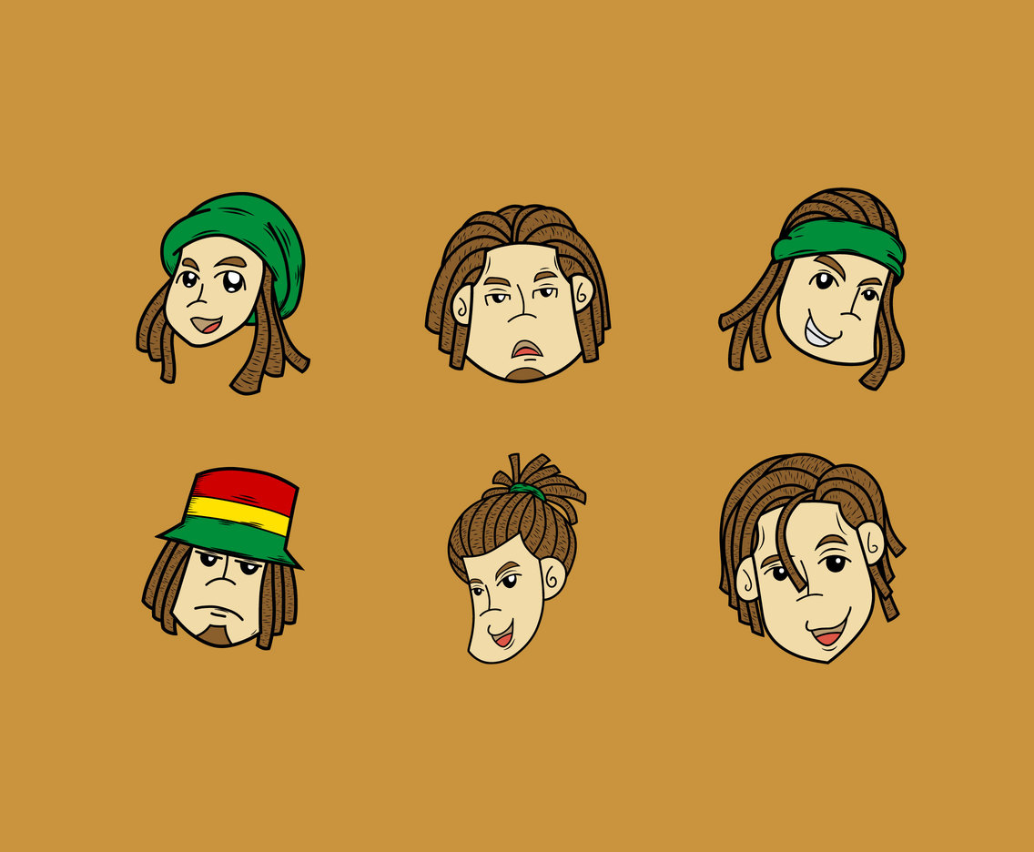 1136x936 Dreadlocks Hairstyle Vector Vector Art Amp Graphics