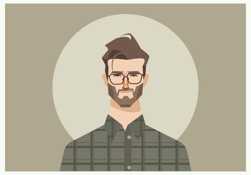 800x560 Image Result For Young Man Flat Hairstyle Vector Character