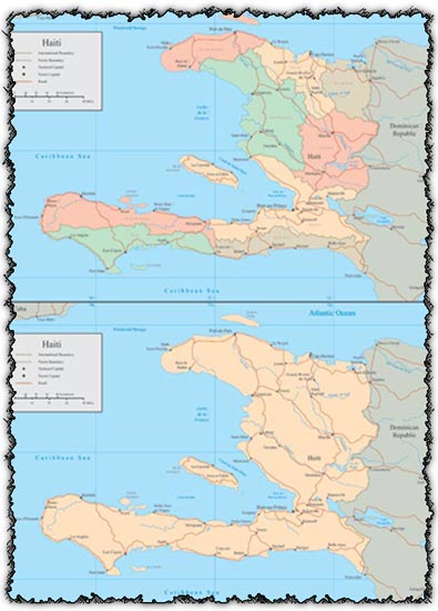 395x550 Haiti Vector Maps