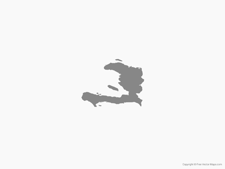 460x345 Vector Maps Of Haiti Free Vector Maps