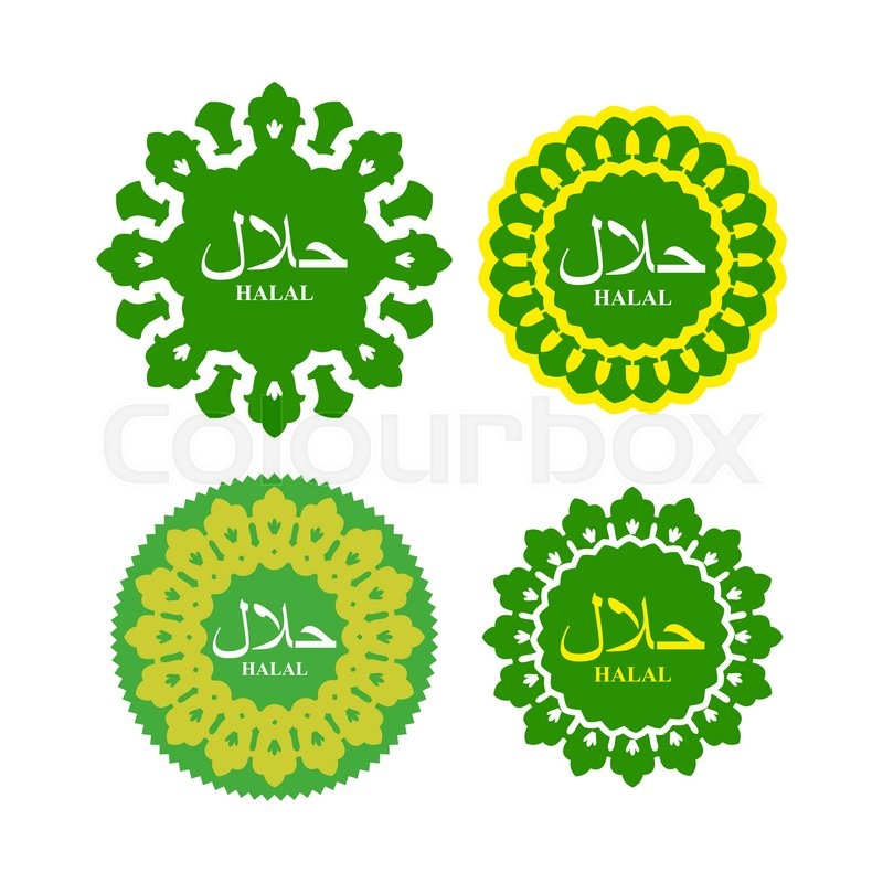800x800 Halal Logo Or Seal For Products. National Islamic Arabic Element