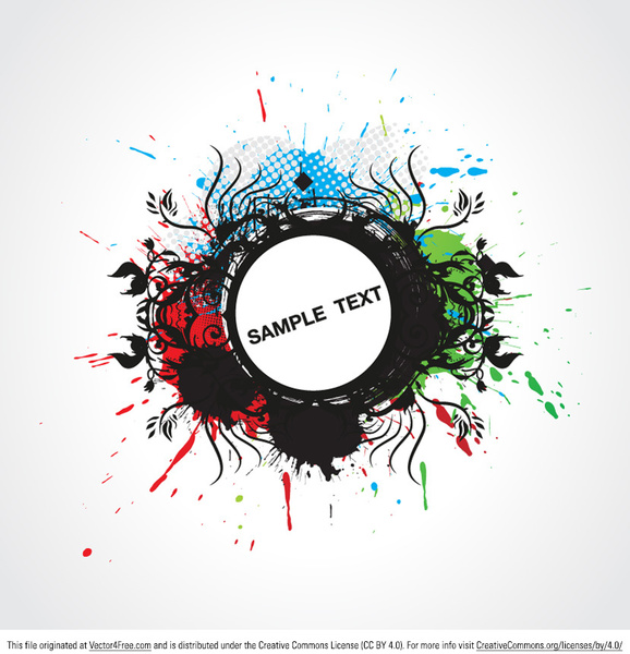 578x600 Splatter Halftone Background Vector Free Vector In Encapsulated