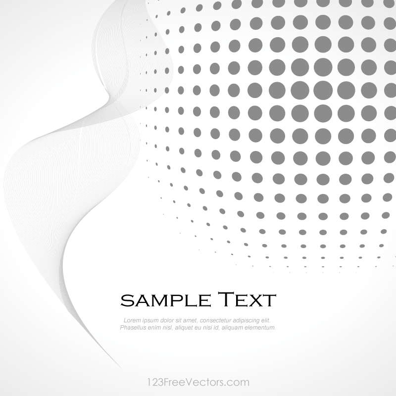 800x800 Abstract Gray Halftone Background Vector 123freevectors