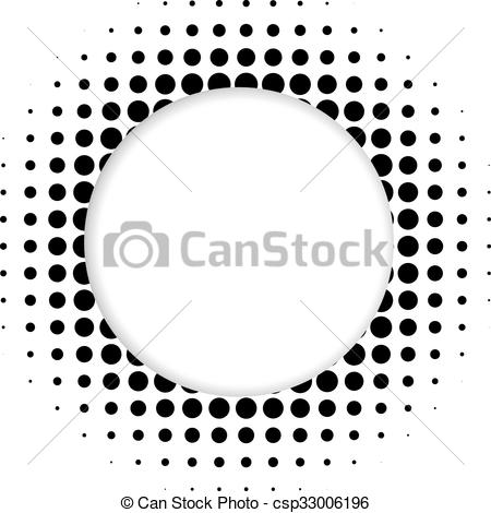 450x470 Halftone Dots Circle. Vector Illustration. Eps10 Illustration.