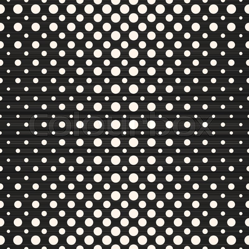 800x800 Halftone Dots Vector Seamless Pattern. Halftone Circles Stock