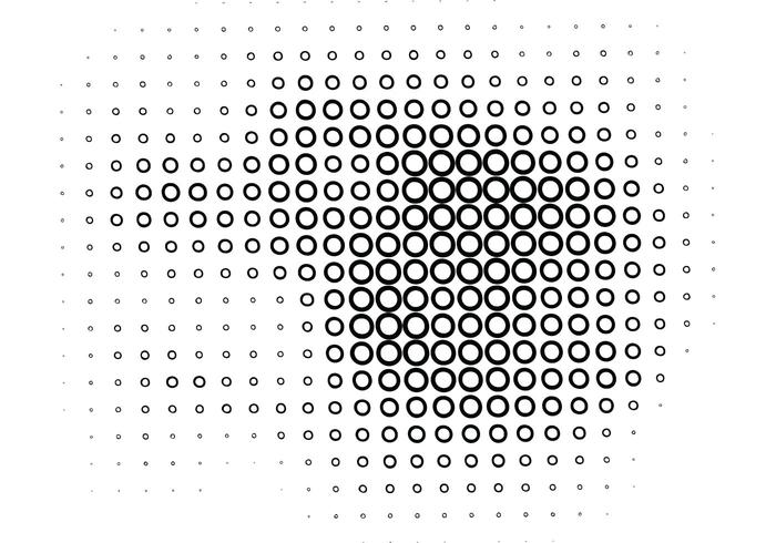 700x490 Halftone Circle Line Free Vector Art Illustration