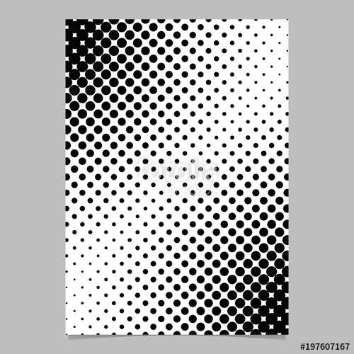 500x500 Abstract Geometric Halftone Dot Pattern Brochure Background