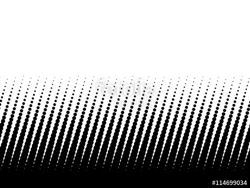 500x375 Halftone Background Of Black Dots On White Background. Gradient Of