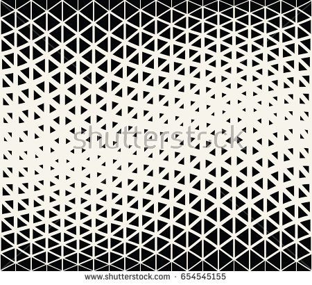 450x410 Geometric Halftone Gradient Triangle Seamless Vector Pattern