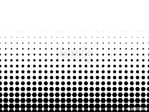 500x375 Abstract Vector Halftone Texture Of Black Dots In Linear