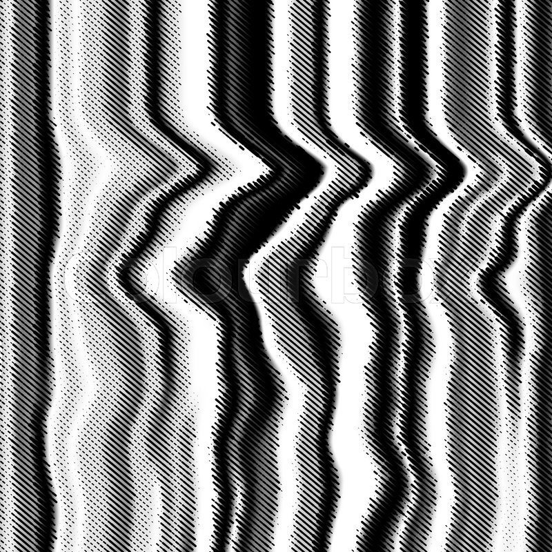 800x800 Glitch Background. Black And White Abstract Vector Background With