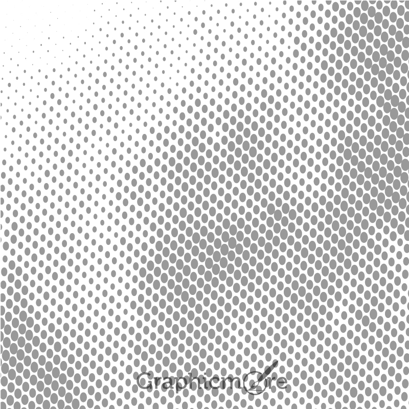 800x800 Gray Halftone Texture Background Design Free Vector File